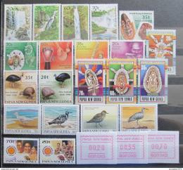 Poštové známky Papua Nová Guinea 1990 Kompletní roèník Kat 36.70€