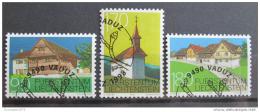 Poštové známky Lichtenštajnsko 1998 Architektúra Mi# 1186-88