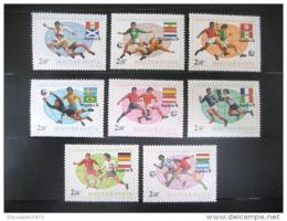 Poštové známky Maïarsko 1978 MS ve futbale Mi# 3284-91