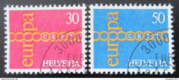 Poštové známky Švýcarsko 1971 Európa CEPT Mi# 947-48