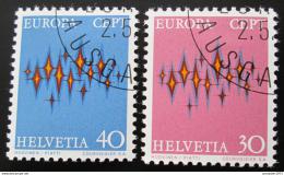 Poštové známky Švýcarsko 1972 Európa CEPT Mi# 969-70
