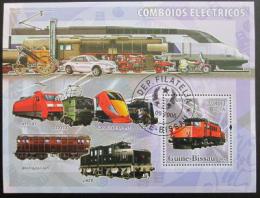 Poštová známka Guinea-Bissau 2006 Lokomotívy Mi# 3385