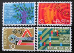 Poštové známky Švýcarsko 1972 Výroèí a události Mi# 964-67