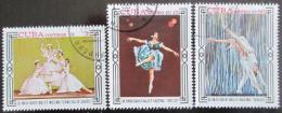 Potov znmky Kuba 1978 Nrodn balet Mi# 2353-55