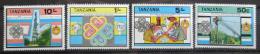 Poštové známky Tanzánia 1983 Rok komunikace Mi# 229-32
