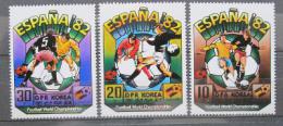 Poštové známky KLDR 1981 MS ve futbale Mi# 2094-96 Kat 12€