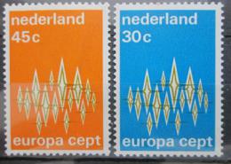 Poštové známky Holandsko 1972 Európa CEPT Mi# 987-88