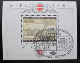 Poštová známka Rakúsko 1981 WIPA výstava Mi# Block 5