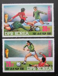 Poštové známky KLDR 1985 MS ve futbale Mi# 2709-10