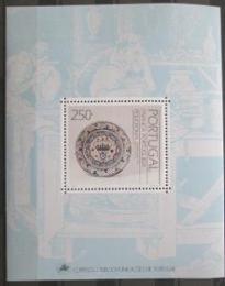 Poštová známka Portugalsko 1990 Fajánsy Mi# Block 69 Kat 8€
