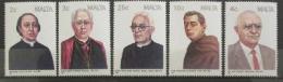 Poštové známky Malta 1988 Osobnosti Mi# 786-90