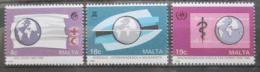 Poštové známky Malta 1988 Mezinárodní organizace Mi# 796-98