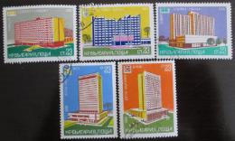 Poštové známky Bulharsko 1980 Hotely Mi# 2903-07