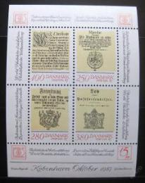 Poštová známka Dánsko 1985 HAFNIA výstava Mi# Block 4