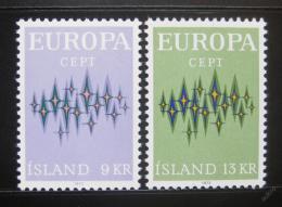 Poštové známky Island 1972 Európa CEPT Mi# 461-62