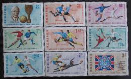 Poštové známky Maïarsko 1966 MS ve futbale Mi# 2242-50