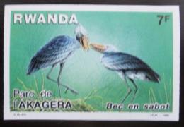 Poštová známka Rwanda 1986 Èlunozubec, neperf. Mi# 1347 B