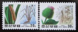 Poštové známky KLDR 1994 Lieèivé rastliny Mi# 3614-15