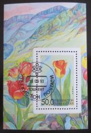Poštová známka Uzbekistan 1993 Tulipán Mi# Block 2