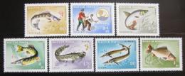 Poštové známky Maïarsko 1967 Ryby Mi# 2344-50