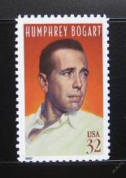 Poštová známka USA 1997 Humprey Bogart, herec Mi# 2872