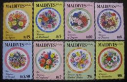 Poštové známky Maldivy 1992 Kvety Mi# 1718-25