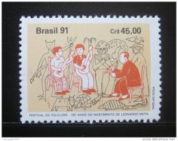 Potov znmka Brazlie 1991 Festival folklru Mi# 2425