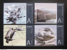 Poštové známky Nórsko 2009 Sochy Mi# 1700-03