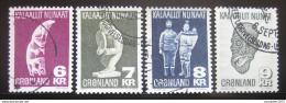 Poštové známky Grónsko 1977-80 Umenie SC# 102-05