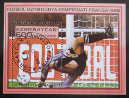 Poštová známka Azerbajdžán 1995 MS ve futbale Mi# Block 17