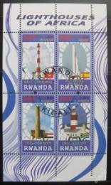 Poštové známky Rwanda 2010 Majáky Afriky