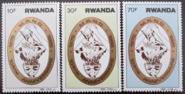 Poštové známky Rwanda 1985 Revoluèní hnutí Mi# 1305-07