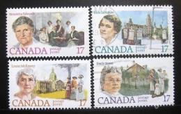 Poštové známky Kanada 1981 Slavné ženy Mi# 790-93