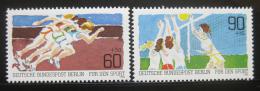 Poštové známky Západný Berlín 1982 Športy Mi# 664-65