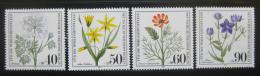Poštové známky Západný Berlín 1980 Kvety Mi# 629-32