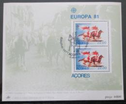 Poštové známky Azory 1981 Európa CEPT Mi# Block 2