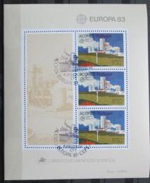 Poštové známky Azory 1983 Európa CEPT Mi# Block 4