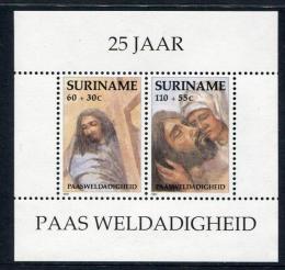 Poštovní známky Surinam 1991 Velikonoce Mi# Block 55