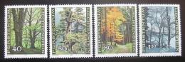 Poštové známky Lichtenštajnsko 1980 Lesy Mi# 757-60 Kat 5.50€