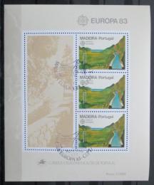 Poštové známky Madeira 1983 Európa CEPT Mi# Block 4