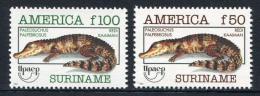 Poštové známky Surinam 1993 Kajmani Mi# 1455-56 Kat 15€