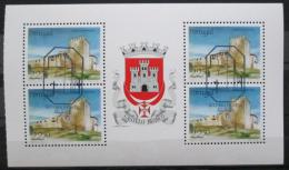 Poštové známky Portugalsko 1986 Hrad Belmonte Mi# 1699 MH