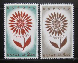 Poštové známky Grécko 1964 Európa CEPT Mi# 858-59