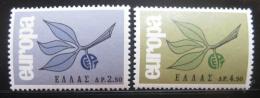 Poštové známky Grécko 1965 Európa CEPT Mi# 890-91