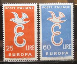Poštové známky Taliansko 1958 Európa CEPT Mi# 1016-17