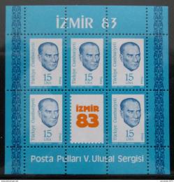 Poštové známky Turecko 1983 Kemal Atatürk Mi# Block 23