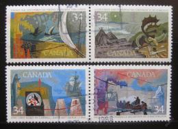 Poštové známky Kanada 1986 Prieskum Kanady Mi# 1004-07