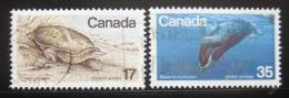 Poštové známky Kanada 1979 Ohrozené zvieratá Mi# 722-23