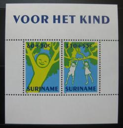 Poštové známky Surinam 1992 Dìtské kresby Mi# Block 59