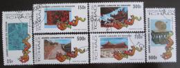 Poštové známky Èad 2000 Rok draka Mi# 1987-92